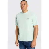 BOSS ORANGE T-Shirt Relaxed Fit, sommerlicher Druck, reine Baumwolle