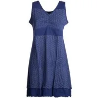 Vishes Tunikakleid Kurzes Blumenkleid Hemdchen Hängerchen ärmellos Elfen, Hippie, Goa Style