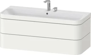 Duravit Happy D.2 Plus c-bonded Set wandhängend Weiß 1175x490x480 mm - HP4639E84840000 HP4639E84840000