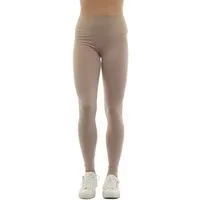 F&K-Mode Leggings Damen Leggings lang hoher Bund Taschen Hose gummi