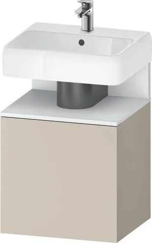 Duravit Qatego Waschtischunterbau wandhängend Taupe Supermatt 490x420x645 mm - QA4077L18830000 QA4077L18830000