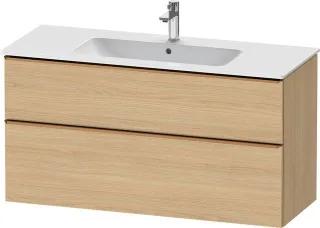 Duravit D-Neo Waschtischunterbau wandhängend Natur Eiche Matt 1210x462x625 mm - DE4364004300000 DE4364004300000
