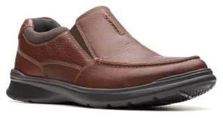 Clarks Slipper "Cotrell Free" Schlupfschuh, Komfortschuh mit Stretcheinsätzen
