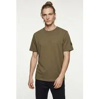 Jack & Jones Kurzarmshirt JCOPOINT BADGE TEE SS CREW NECK
