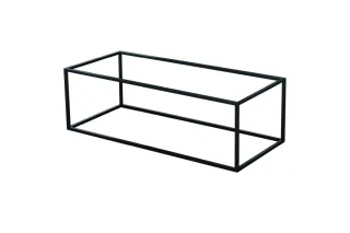 Bette Gestell f. Badewanne Lux Shape Q001, 170x75 cm schwarz Feinstruktur matt, Q001-815 Q001-815