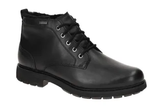 Clarks 26178661 7 Batcombe Mix GTX Herren Winterstiefel Schwarz wasserdicht