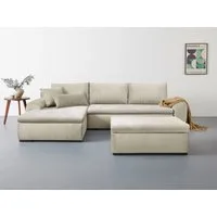 Home affaire Ecksofa Win L-Form, B: 285 cm - OTTO. Verlässliche Qualität., 2 Zierkissen, optional Bettfunktion & Bettkasten