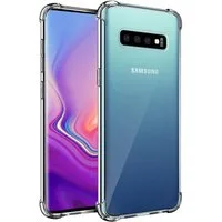 CoolGadget Handyhülle Anti Shock Rugged Case für Samsung Galaxy S10 Plus 6,4 Zoll, Slim Cover Kantenschutz Schutzhülle für Samsung S10+ Hülle Transparent