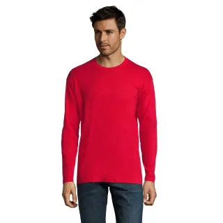 SOLS - "Monarch" T-Shirt für Herren Langärmlig (Rot)