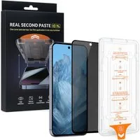 Wigento Handyhülle Für Google Pixel 10 / 10 Pro SnapFit Privacy Glas Installationshilfe, Blickschutz, 9H Härte, kratzfest, stoßfest, Installationshilfe