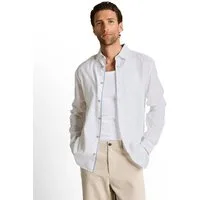 TOM TAILOR Langarmhemd mit Leinen