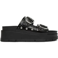 DeeZee Deezee Frauen-Flip-Flops Schwarz DeeZee-CEO-HY62273-6 Schwarz Badepantolette
