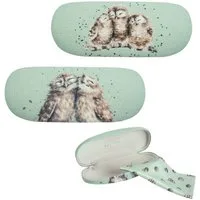 Wrendale Brillenetui Wrendale Designs Brillenetui Hardcase Kuscheleulen mit Putztuch