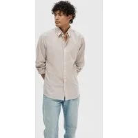 Selected Leinenhemd SLHSLIMNEW-LINEN SHIRT LS NOOS unifarben