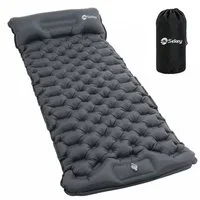 Sekey Isomatte Selbstaufblasend Isomatte Outdoor 10cm dicke Campingmatte Ultraleicht, (1-tlg), 200 x 70 cm Aufblasbar Camping Isomatte Schlafmatte Reißfestigkeit