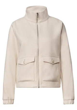 Street One - Blouson mit Muster beige - Gr. - 42