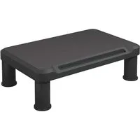 vidaXL Monitorständer Monitorständer Schwarz 38x24x10,5 cm