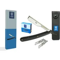 SMI Rasiermesser Rasiermesser Wechselklinge Mit 100 premium Qualität Rasierklingen, Wechselklinge 100 mit Etui