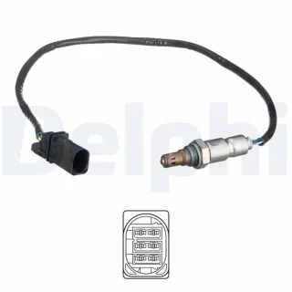 Delphi Lambdasonde vor Katalysator Audi Seat Skoda VW ES21079-12B1