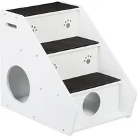 relaxdays Haustiertreppe Hundetreppe mit 3 Stufen