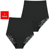 Fashionschmiede Shapingslip Shapewear Damen Unterwäsche Bauchweg 1er-3er Pack Shape Slips (Packung, 2-St., 2er-Pack) Figurformend - Modellierung von Bauch und Taille, extra hoch