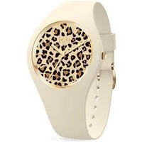 ice-watch Quarzuhr ICE leopard - Small - 3H 021727, Armbanduhr, Damenuhr, Silikonarmband, Wasserdicht bis 10 bar, analog