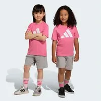 adidas Sportswear Trainingsanzug ESSENTIALS KIDS -SET (2-tlg), für Kinder, zweiteilig, aus Baumwolle