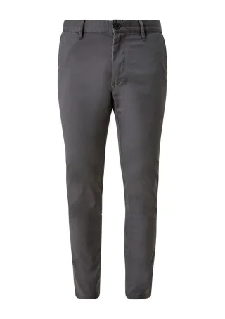 s.Oliver Red Label - Slim Fit: Chino aus Baumwolltwill - Austin grau - Gr. - 34