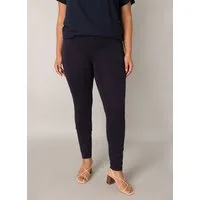 Base Level Curvy Jeggings Arnika mit Badge