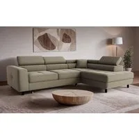 OTTO home Ecksofa AADEN Schlafsofa 254 cm - OTTO. Verlässliche Qualität., mit Bettfunktion, Bettkasten, Kopfstützen, rechts/links bestellbar