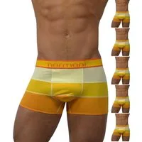 normani Retro Boxer 6 Stück Retro Boxershorts aus Baumwolle Unterhose aus atmungsaktiver Baumwolle