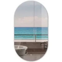 duschspa Badspiegel Spiegel mit LED Beleuchtung dimmbar 40-120cm, Touch oder Wandschalter
