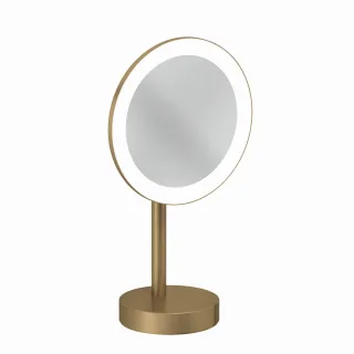 Kludi VELA R LED-Kosmetikspiegel freistehend Brushed Bronze, 58995N1F 58995N1F