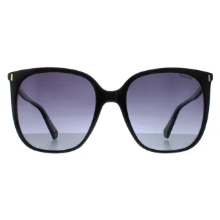Polaroid Square Womens Schwarz Grau Gradient Polarisiert PLD 6218/S