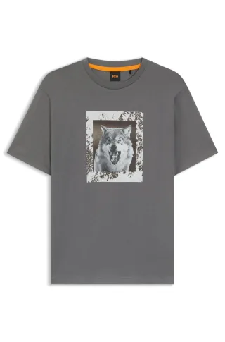 BOSS Menswear Orange - Te_lupo open grey - Gr. - L
