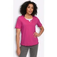 Sieh an! T-Shirt 2-in-1-Shirt Kurzarm