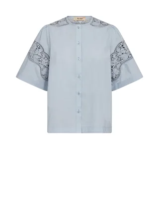 MOS MOSH - MMRooma Cotoni Shirt skyway - Gr. - S