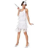 dressforfun Kostüm Frauenkostüm Charleston Diva, Knapp geschnittenes Fransenkleid