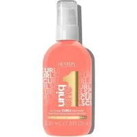 REVLON PROFESSIONAL Leave-in Pflege UNIQONE CURLS TREATMENT, 1-tlg., Tiefenwirksame Pflege mit zehn Vorteilen für lockiges Haar.