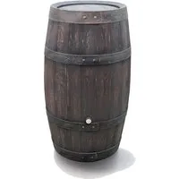 Prosperplast Regenwassertank Barrique 250L, 250 l, frostsicher, mit Deckel und Kindersicherung
