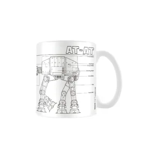 Star Wars - Kaffeebecher, ´AT-AT´ (Weiß/Schwarz)