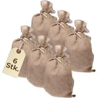 GarPet Gartensack Jutesack Kartoffelsack Winterschutz Pflanz Sack Frostschutz Pflanzen, (6-tlg)
