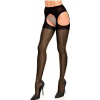GLAMORY Ouvert Strumpfhose Plaisir Ouvert 20 DEN Plus Size bis Gr. 60/62