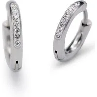 Firetti Paar Creolen Schmuck Geschenk Glamour, mit Zirkonia (synth)