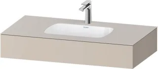 Duravit Qatego Einbauwaschtisch mit Konsole Taupe Matt 1000x550x170 mm - QA4691091910000 QA4691091910000