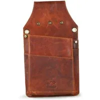 BRANCO Kellnerbörse Profi Kellnerholster Kellnerhalfter, Echt-Leder Cognac-Braun, Branco