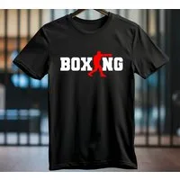 Banco Print-Shirt Herren Boxen Boxsport Outdoor Kampfsport Streetwear Outdoor Sport hochwertiger Druck, 100% Baumwolle