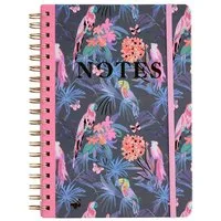Next Notizbuch B5 Notizbuch mit tropischem Print