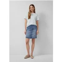 s.Oliver Minirock Rock Kurzer Jeansrock mit Knopfdetail