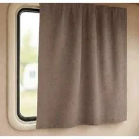 novumfix Verdunkelungsvorhang Caravangardine Farbe: taupe, Kräuselband 145x80cm (BxH), verdunkelnd